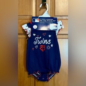 MLB Minnesota Twins 3 Pc Matching Set